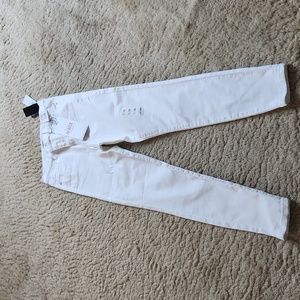 New White high-rise jeans, Junior size 7